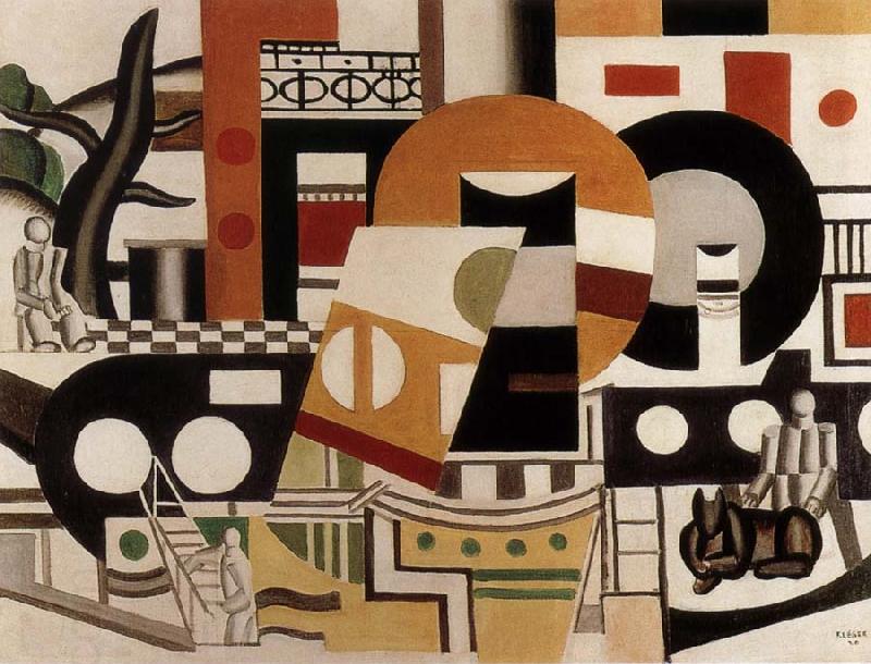 Fernard Leger Drag the boat oil painting picture
